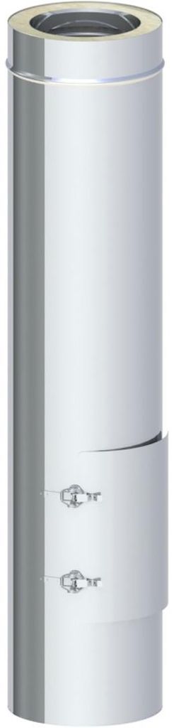 Jeremias DW-FU Ø 130mm Revisionselement Design Kugelfang Wandfutter 150mm Einschub FERRO herausnehmbarer Rußtopf Abgassystem bis 600°C N1