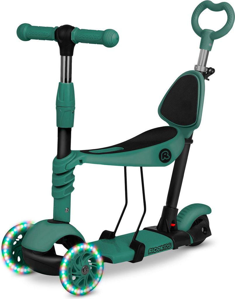 Ricokids Todi Dreiradroller - grün Produktbild 