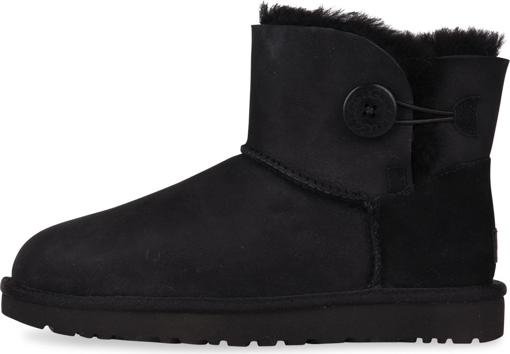 UGG Mini Bailey Buttons II Black  Schwarz - Große 39 Produktbild 
