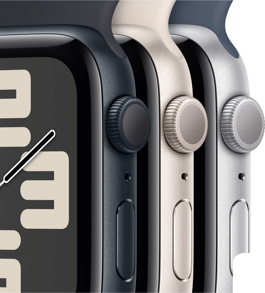 Apple Watch SE GPS 40mm Alu Polarstern Sport Loop Produktbild 5