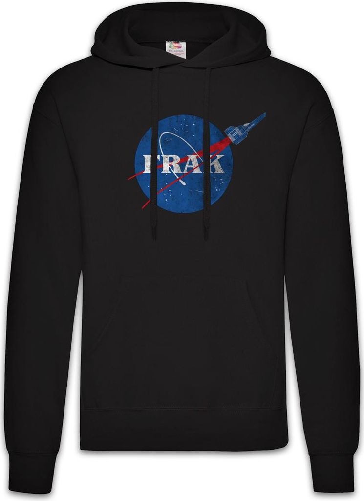 Urban Backwoods Frak Rocket, Herren Hoodie, Farbe: Schwarz, Größe: 2XL