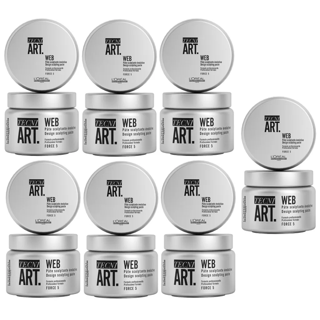 Pâte de Coiffage Fibreuse Tecni.Art Web 150 ml x 6 - Fixation Extra Forte 7