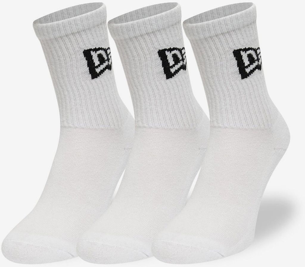 Satz von drei Paar Socken in weiß New Era - 39-42 Produktbild 