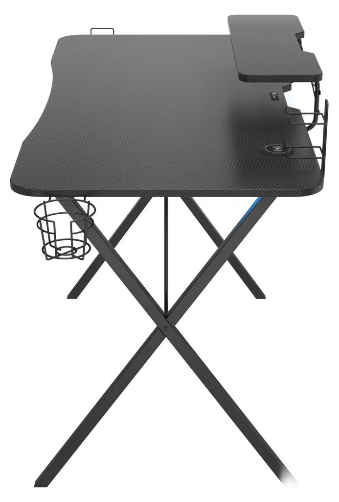 Bureau Gamer Genesis Holm 300 RGB Noir - Table de Jeu 120cm Ergonomique - 7