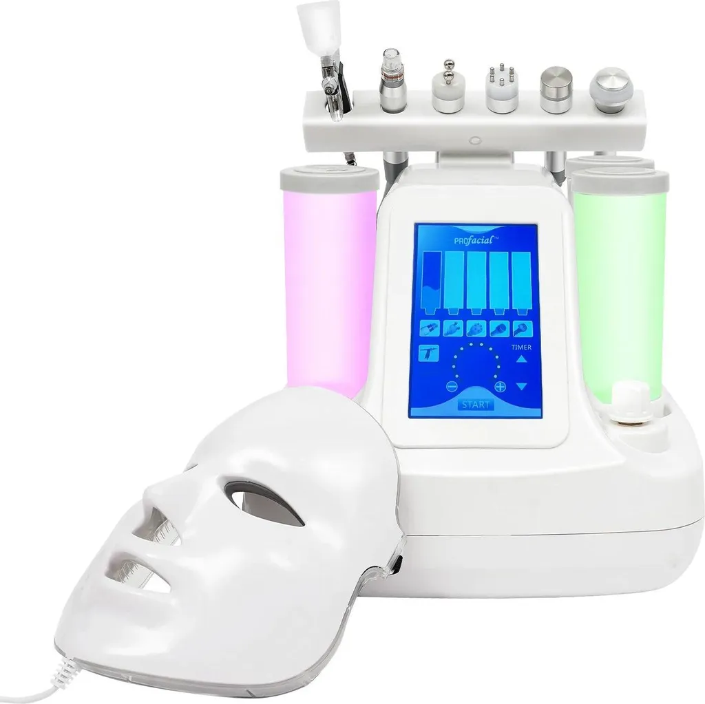 Nettoyeur de peau hydro-facial Small Bubble blanc pour points noirs