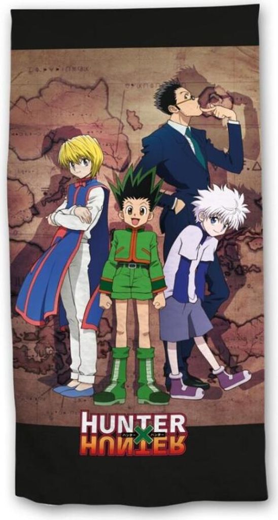 HUNTER X HUNTER- Strandhandtuch aus 100% Baumwolle 70x140cm