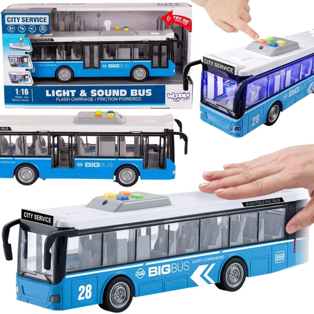 WOOPIE Städtischer interaktiver Elektrobus 1:16 Produktbild 