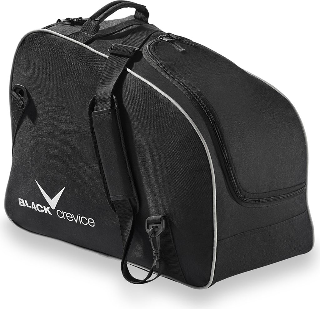 BLACK CREVICE - Skischuhe- und Helmtasche | 53x39x25 cm | 42 Liter - Schwarz