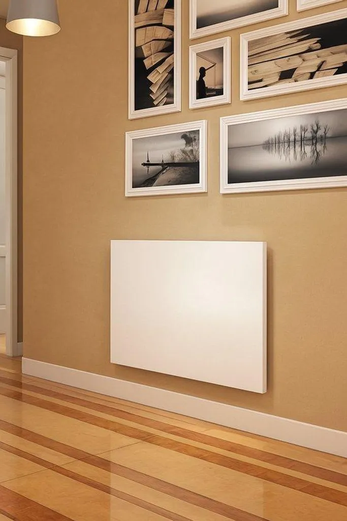 Bureau mural rabattable blanc 72 x 45 cm - Console pliante gain de place - 3