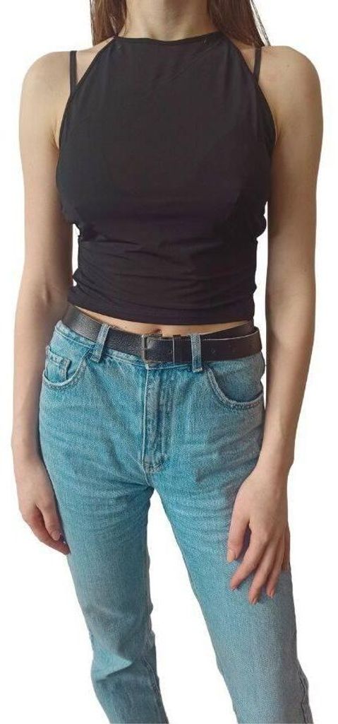 Pinko - Oberteil für Damen, Neckholder NA1022 (M) (Schwarz)