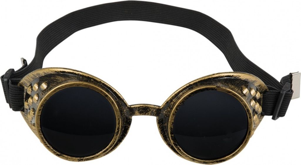 steamunk unisex nero/oro lenti Immagine del prodotto 