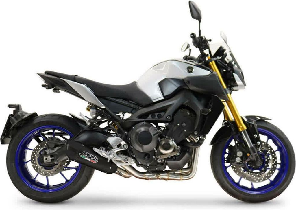 Komplette Racing GPR GP-Revo Auspuff Titan schwarz für Yamaha Mt-09 Euro3