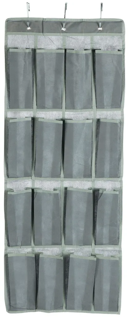 Organisateur de porte suspendu et pliable pour chaussures et textile