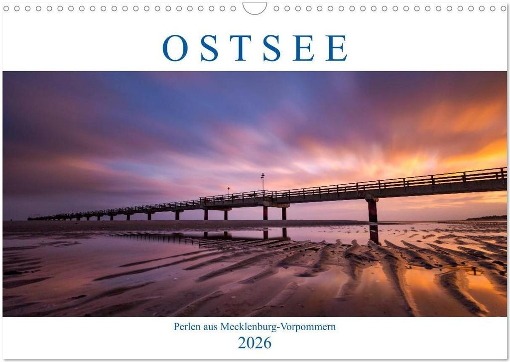 Ostsee - Perlen aus Mecklenburg-Vorpommern (Wandkalender 2026 DIN A3 quer), CALVENDO Monatskalender