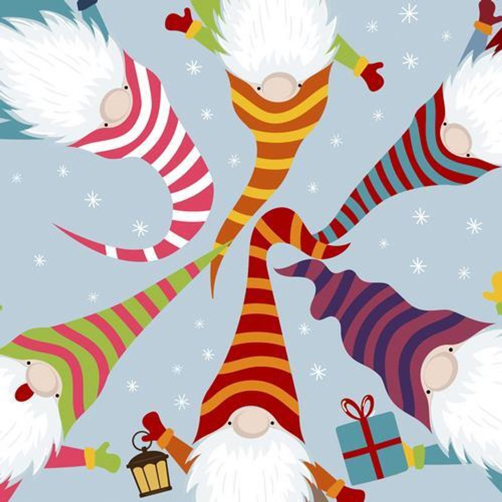 RP 20 Servietten Nordic Santas 33x33cm