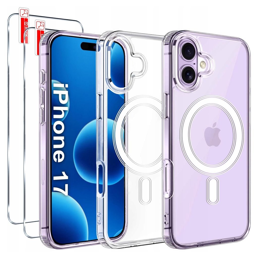 Etui Do iphone 17 CASE + 2xSzkło 9H WZMACNIANE do MAGSAFE Zdjęcie produktu 
