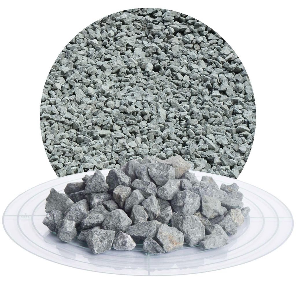 Schicker Mineral-Diabas Ziersplitt grau 25 kg-8-16mm Produktbild 