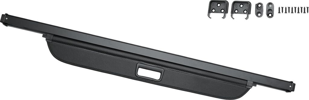 Auto Kofferraum ausziehbare Ladungsabdeckung für Kia Soul 2008-2013 Heckklappe Gepäck Sicherheitsabdeckung Schattierungsabdeckung Carbonfaser-Mus...