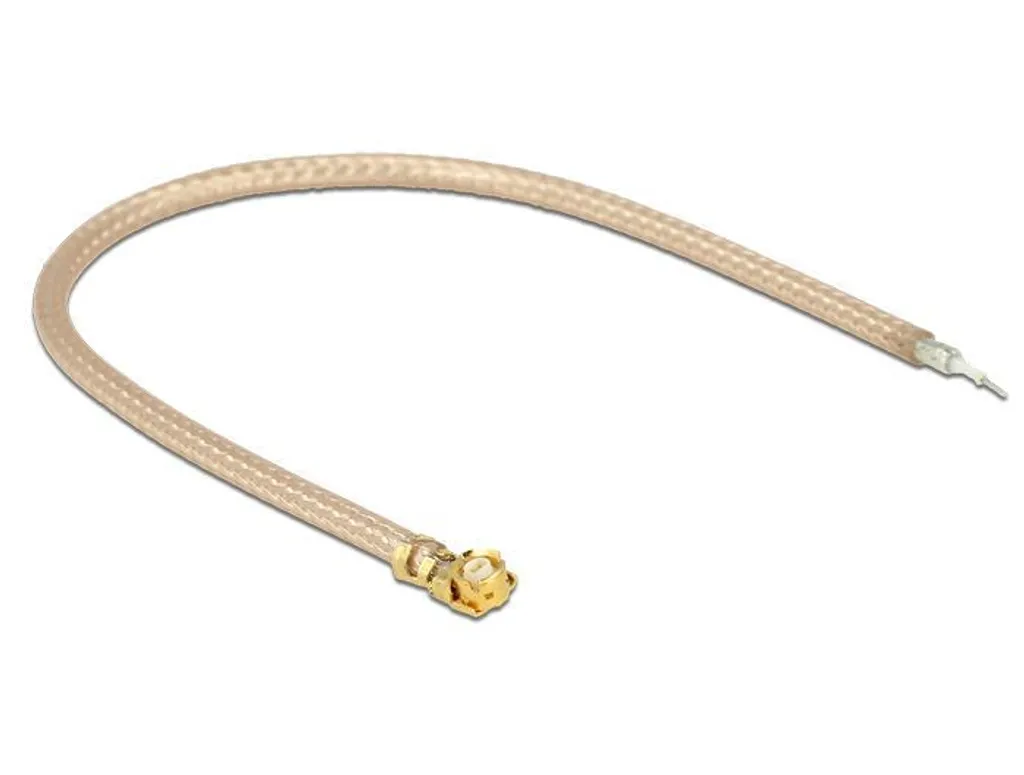 Cavo Coassiale I-PEX Delock 0,10m - Terminale Zincato per RF