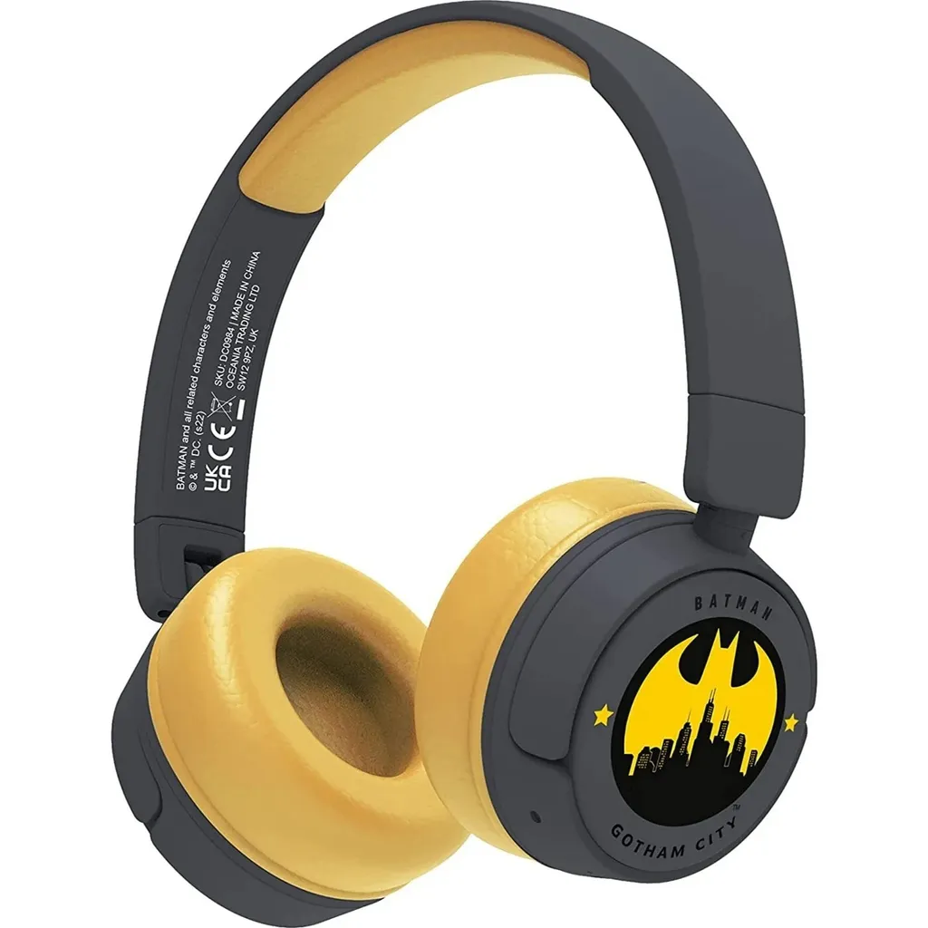 Casque Batman OH164 sans fil - Fini les câbles avec style Gotham