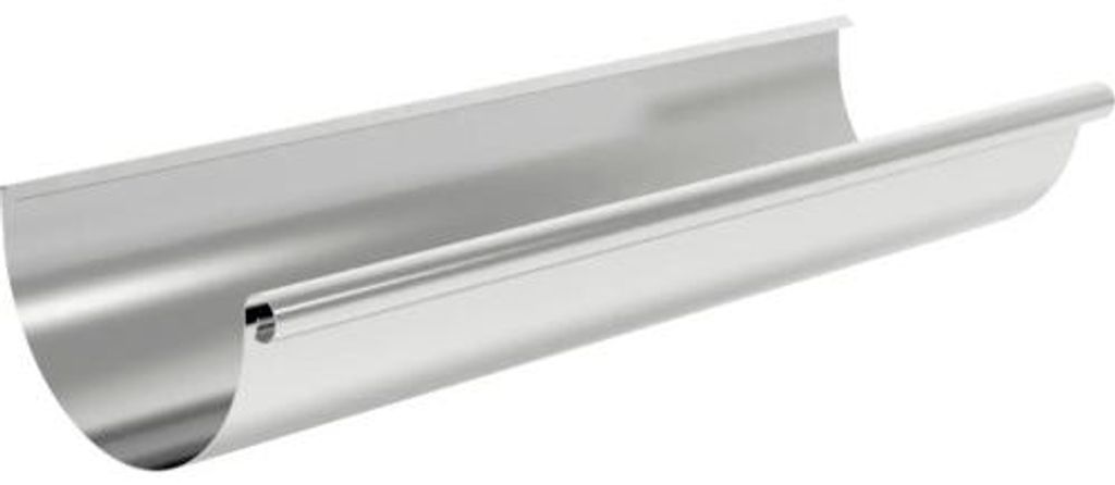 Zambelli Dachrinne Aluminium halbrund für Rinnengröße 200 mm L = 2000 mm