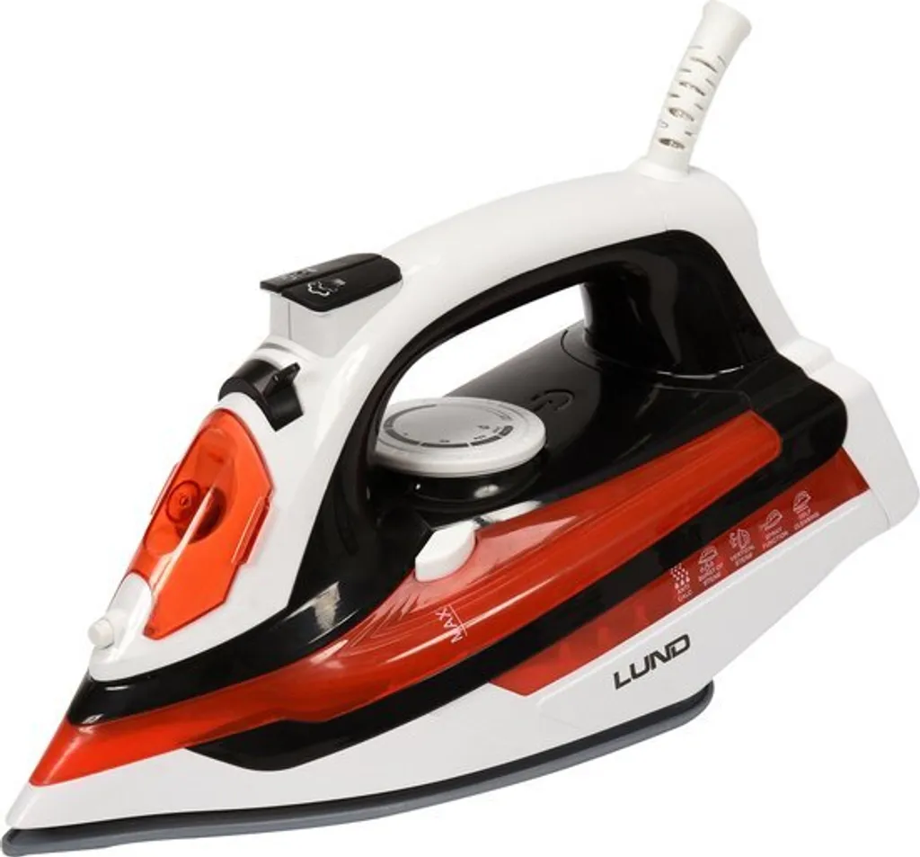Fer à vapeur haute pression LUND 2800W avec semelle céramique anti-adhésive