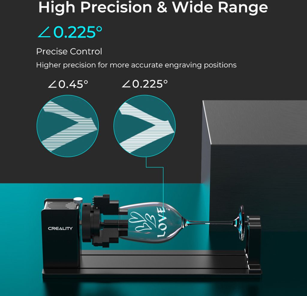 Creality Rotary Kit Pro 3 v 1 čelistní otočný válec, 360° Obrázek produktu 7