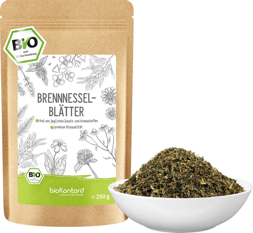 Brennnesselblätter 250 g | lose Blätter getrocknet, geschnitten | kontrolliert biologischer Anbau