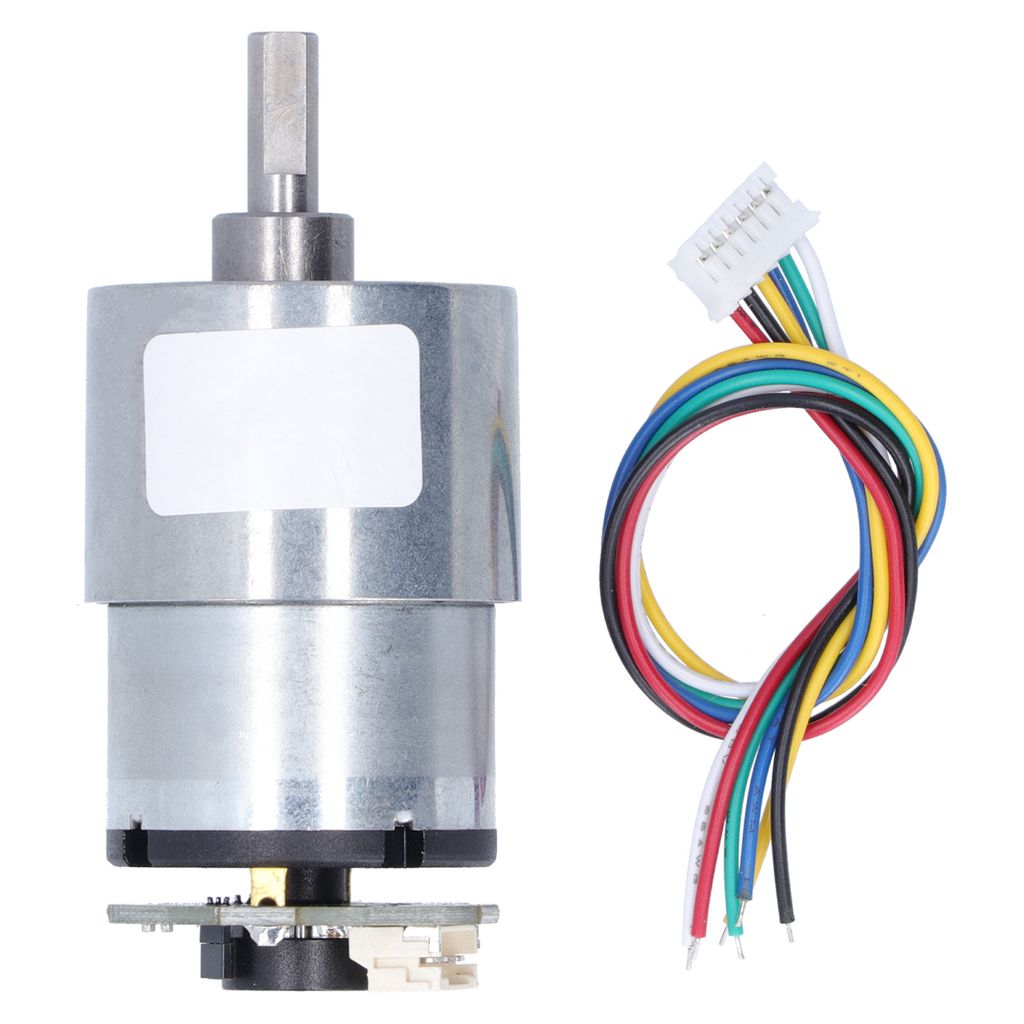 JGB37-520 Untersetzungsgetriebemotor Elektrischer Mikro-Gleichstrom-Getriebemotor mit Encoder DC12V