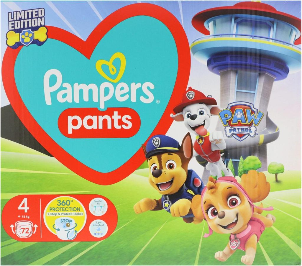 Pampers Pants Carry Pack Paw Patrol Diaper Panties size 4 Image du produit 