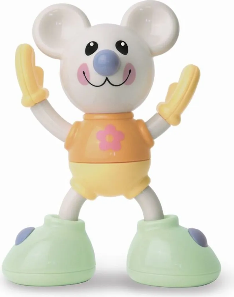 Jouet d'Éveil Souris TOLO Baby avec Clip de Fixation pour Poussette