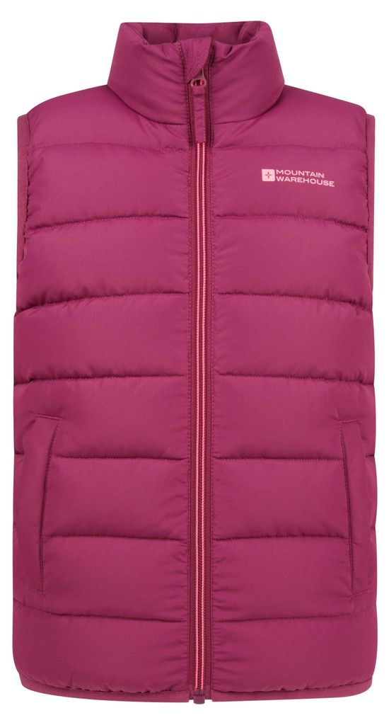 Mountain Warehouse - "Rocko" Weste Wattiert für Kinder MW1076 (146-152) (Beerenrot)