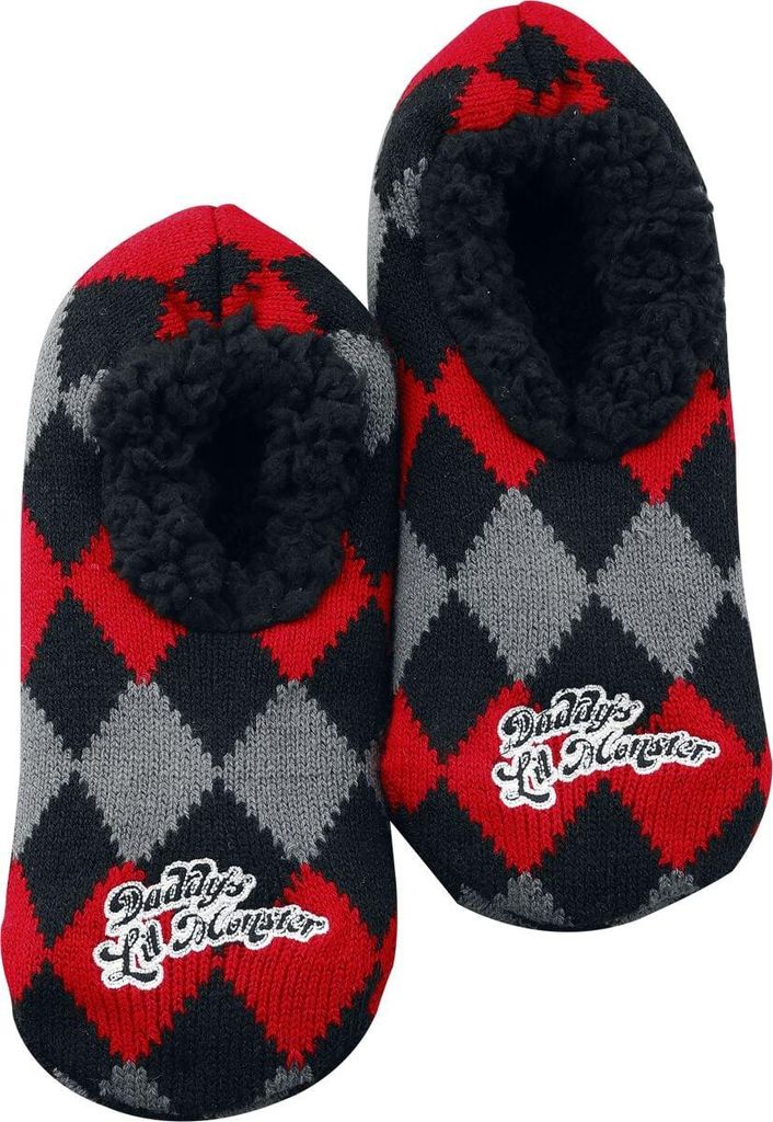 Suicide Squad Socken Damen Monster Cozy Slipper multicolor EU 39-42