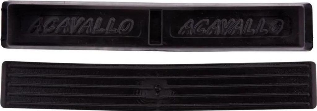Acavallo Gel-kinnkettenschutz Schwarz  Schwarz One Size Produktbild 