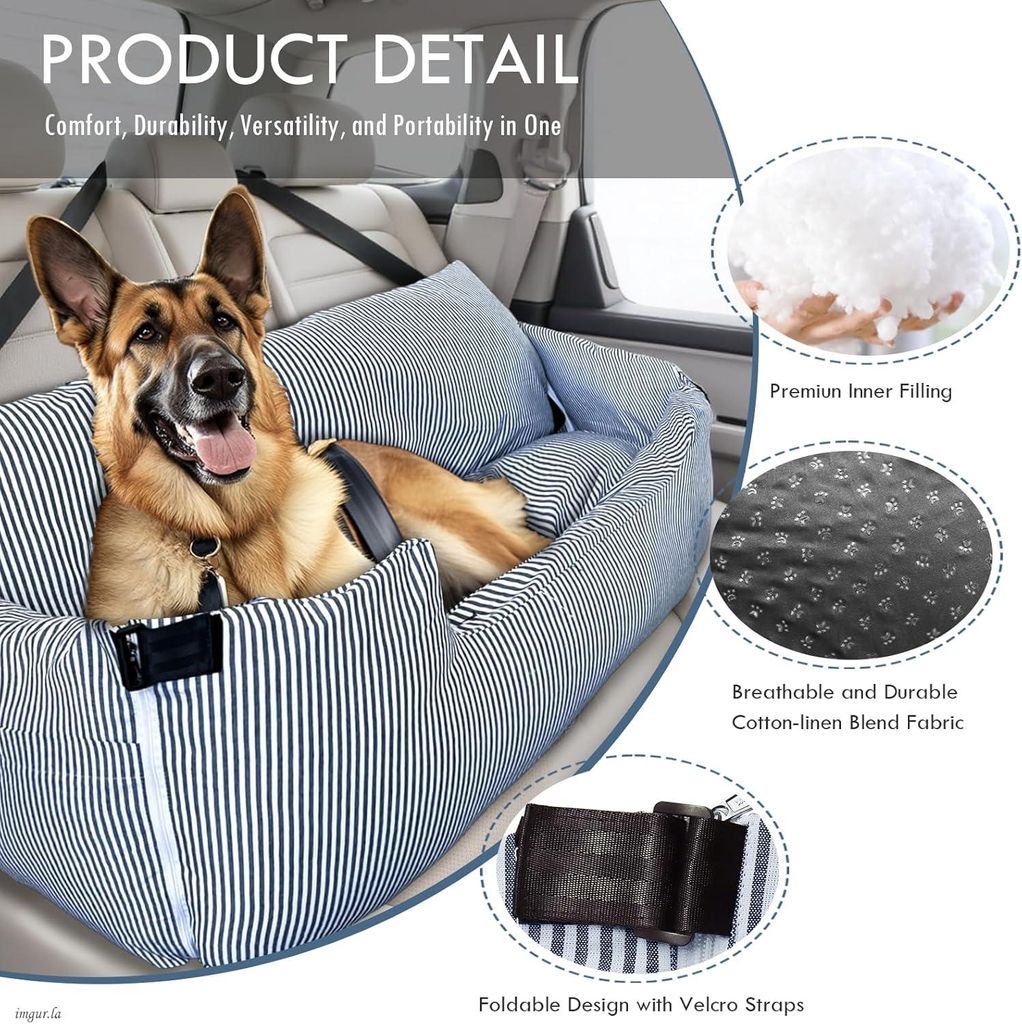 PillowPalette - Hundesitz Autositze Autokörbchen Produktbild 