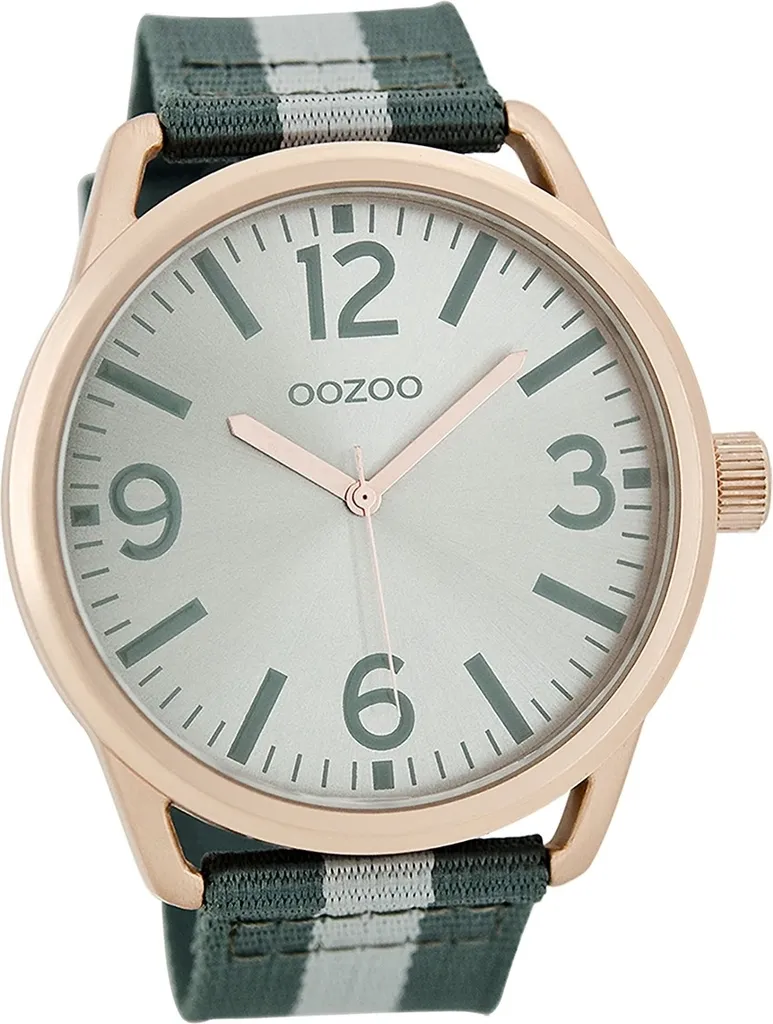 Oozoo Orologio Uomo Analogico Quarzo D2UOC7052A Pelle Verde Matt
