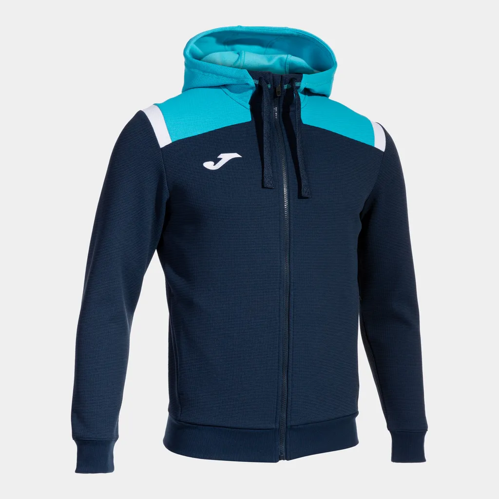 Veste de Sport Joma Toledo Respirante Bleu Marine et Turquoise Taille L