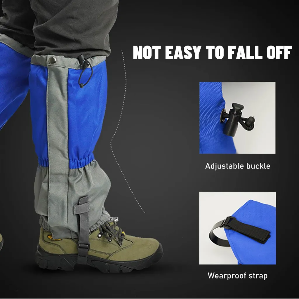 Couvre-chaussures imperméables avec épissure renforcée pour le ski - 3