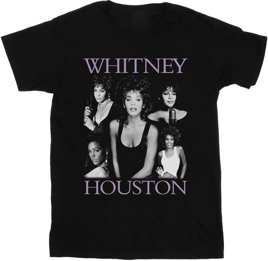 Whitney Houston - T-Shirt für Damen BI47389 (L) (Schwarz)