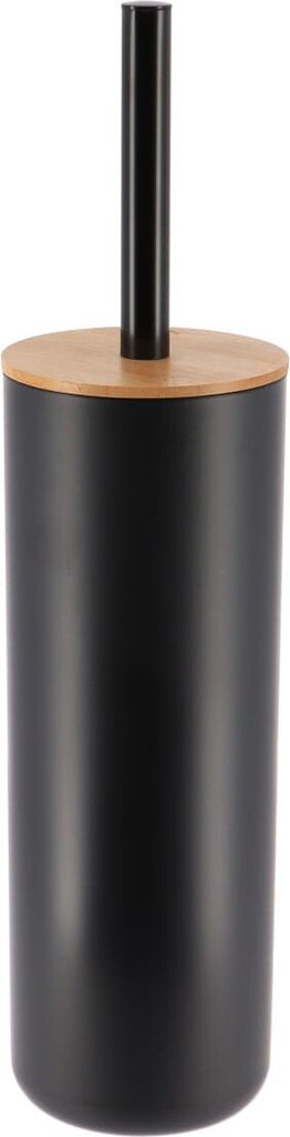 Tendance Toilettenbürste schwarz Kunststoff Bambus 9x9x37,2 cm