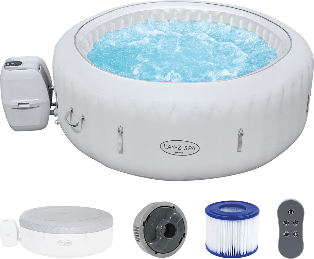 Bestway® LAY-Z-SPA® LED vířivka Paris AirJet™ 196 x 66 cm, Obrázek produktu 33