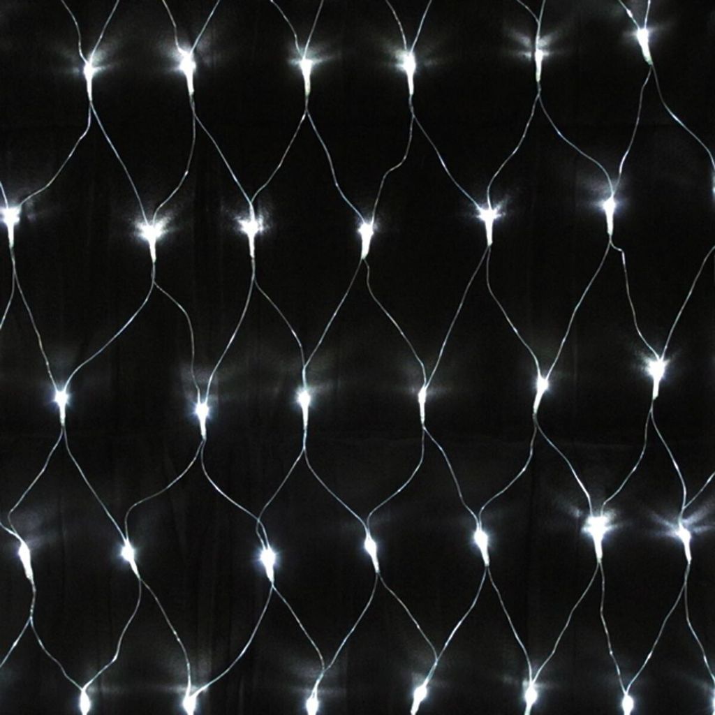 240er LED-Lichternetz Lichterkette transparentes Kabel Produktbild 
