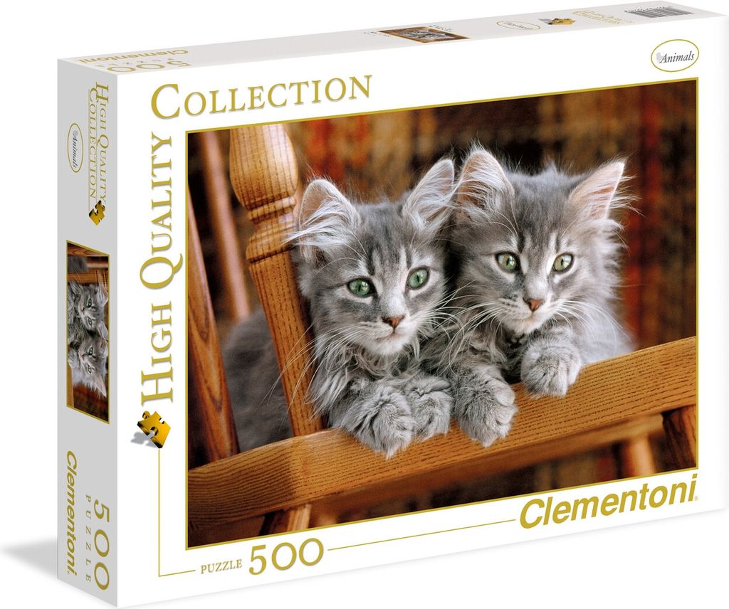 Clementoni Kittens, 500 Stück(e), Fauna, 10 Jahr(e) Produktbild 