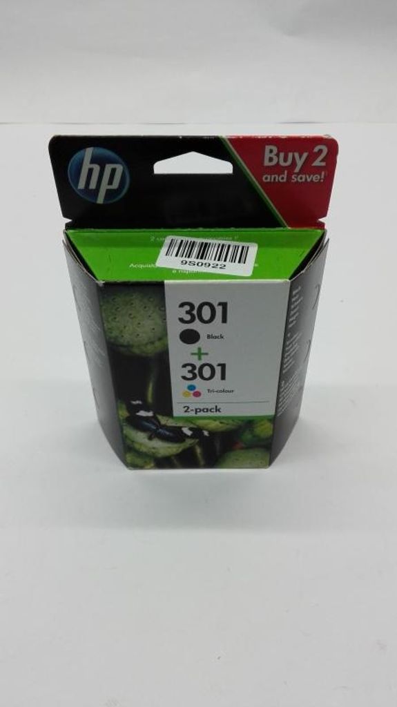 Original Multipack hp 301 (N9J72AE) fr hp schwarz/farbig Produktbild 
