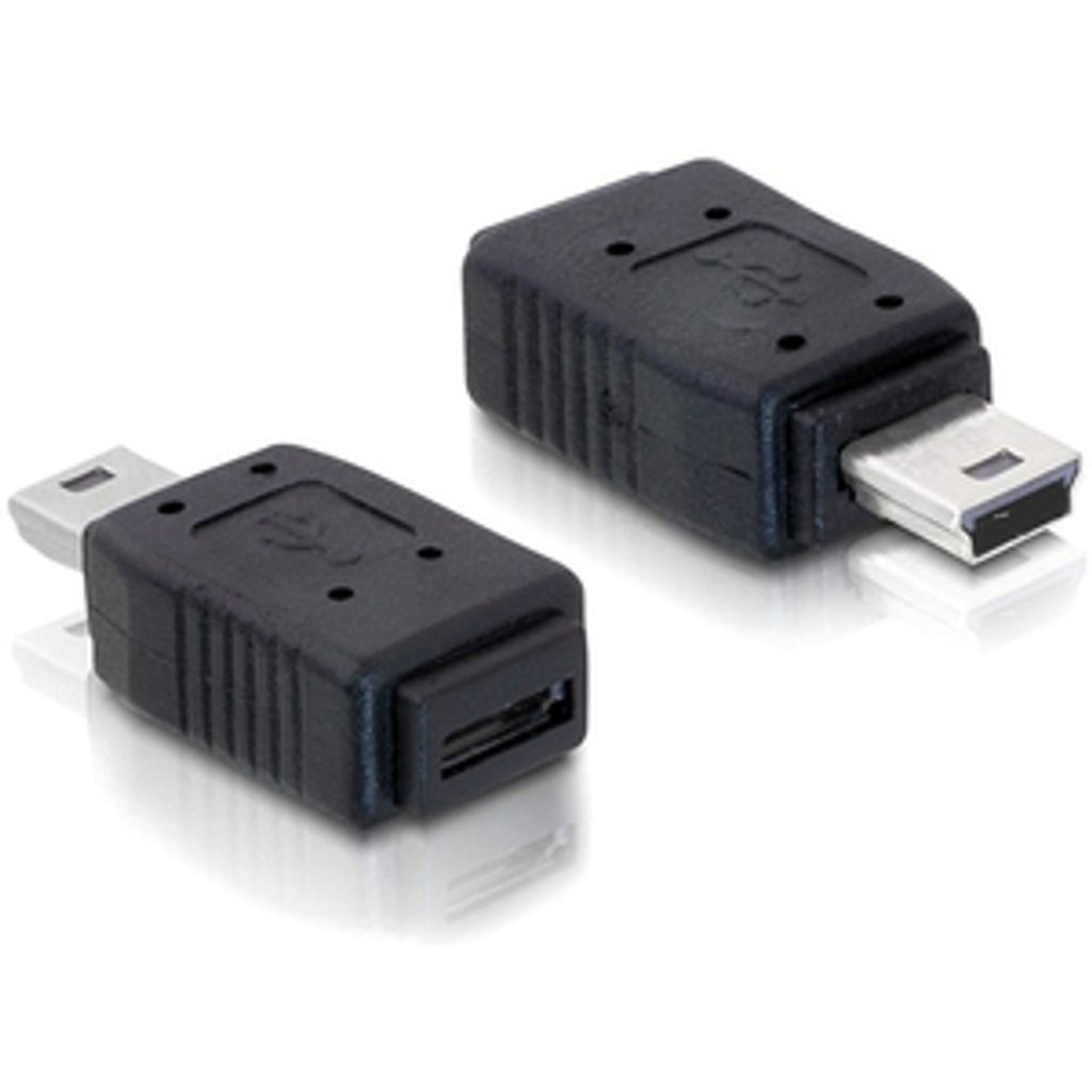 DELOCK USB Adapter mini B -> micro A+B St/Bu
