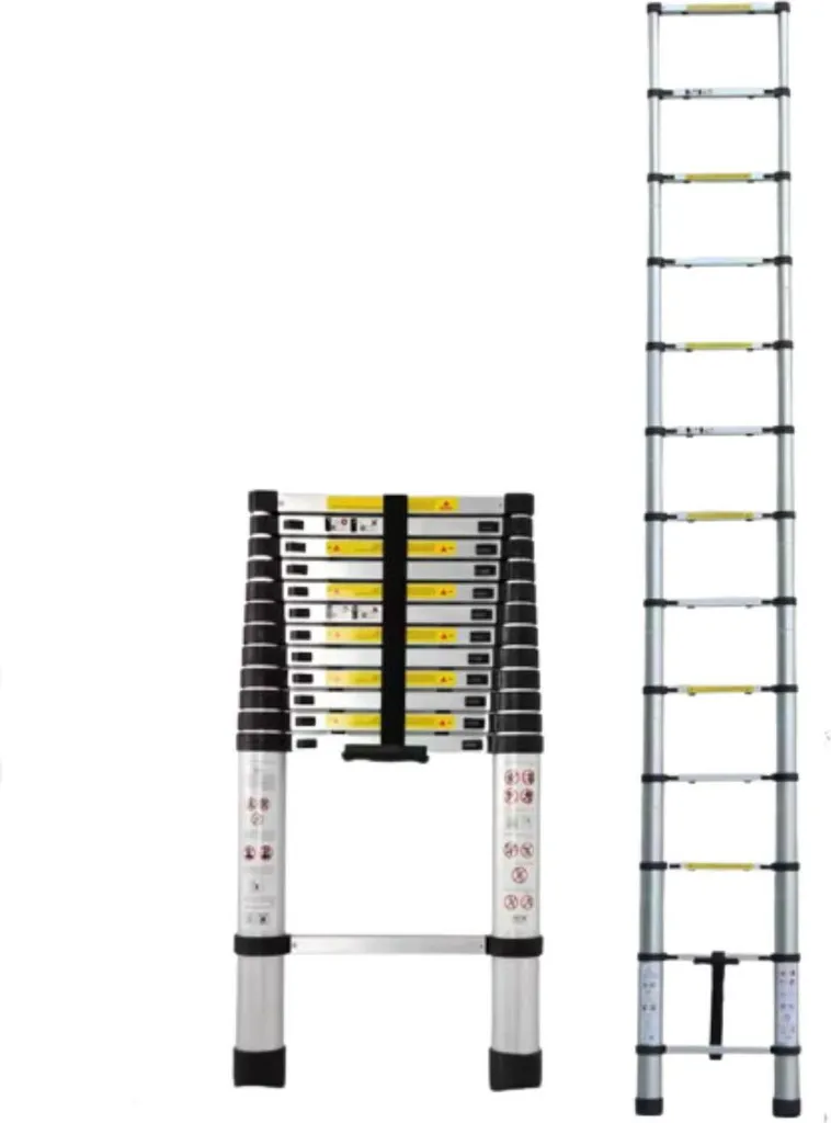 Échelle Escamotable Portable 3,80 m Velar pour Accès Grenier et Toit