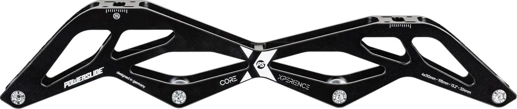 Platines 4x110mm Powerslide Core X-perience Argent 13.2 Rigide et Légère