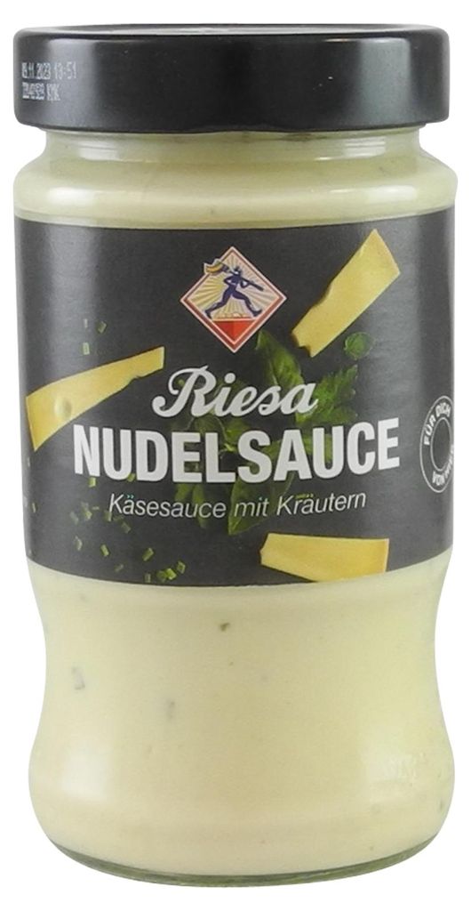 Käsesauce mit Kräutern - Riesa Nudelsauce (335 ml) Produktbild 