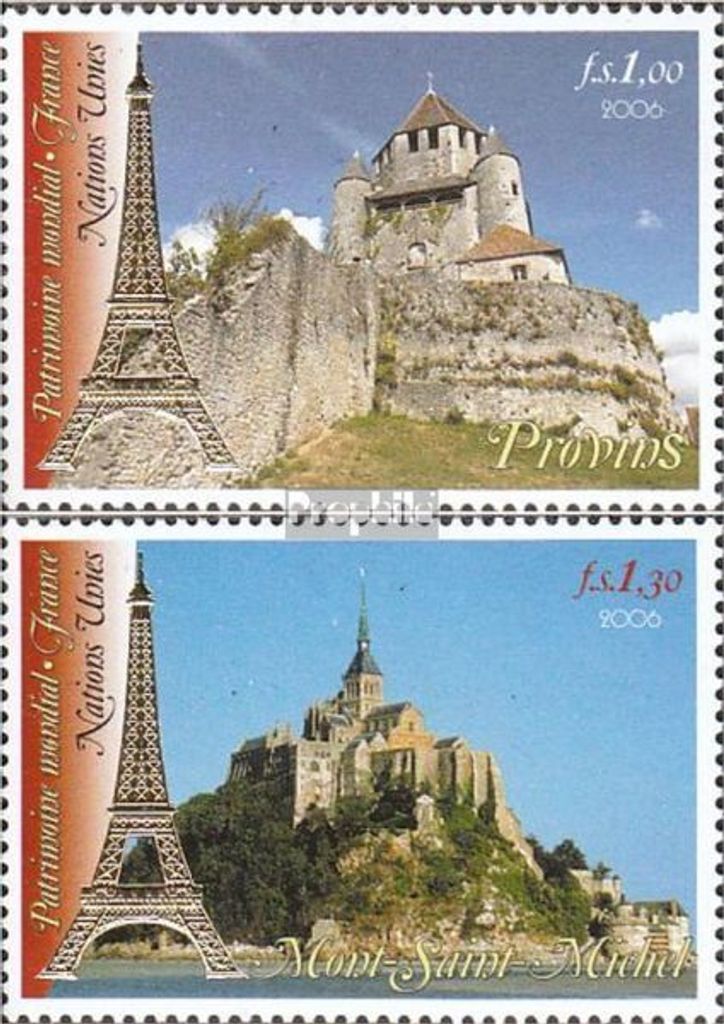 Briefmarken UNO - Genf 2006 Mi 543-544 (kompl.Ausg.) gestempelt Frankreich
