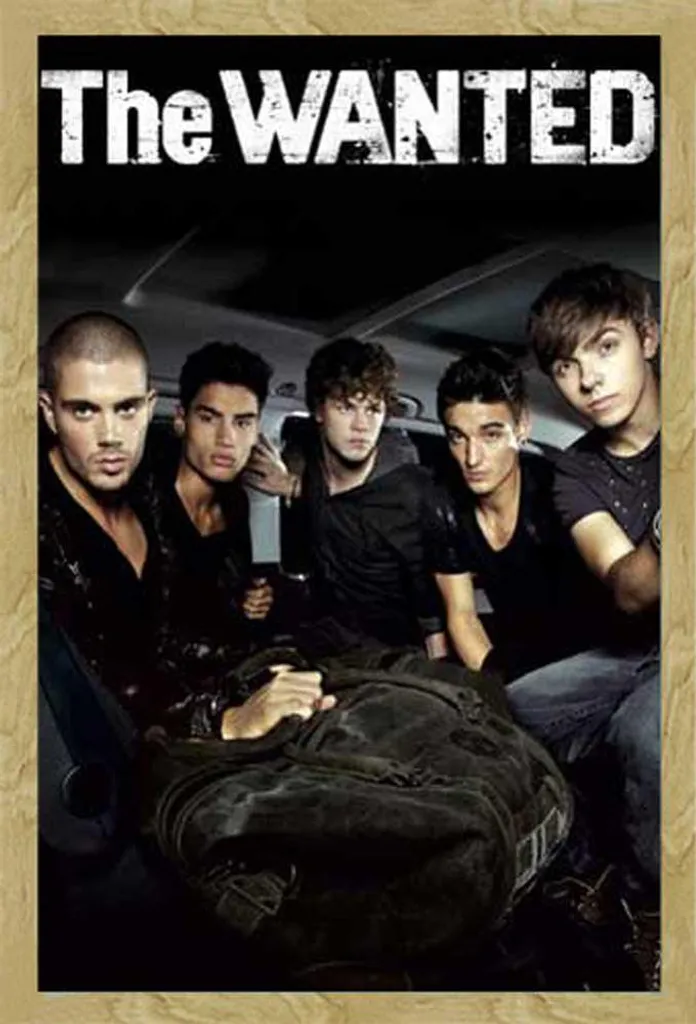 Wanted The Poster con Cornice Shinsuke Maxi MDF Faggio e Disco Acrilico